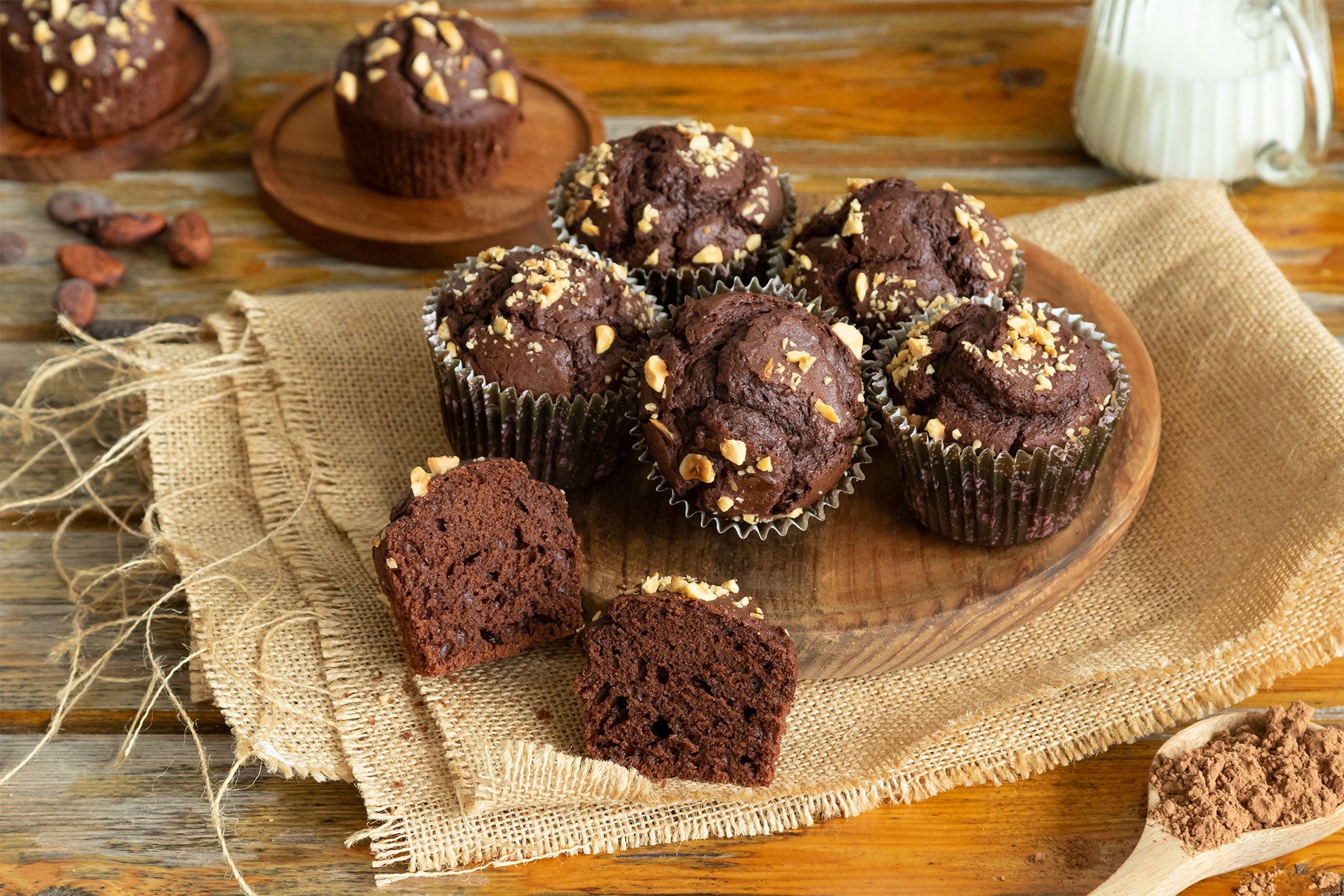Recetas de magdalenas de cacao Nesquik® Recetas de magdalenas de cacao Nesquik®