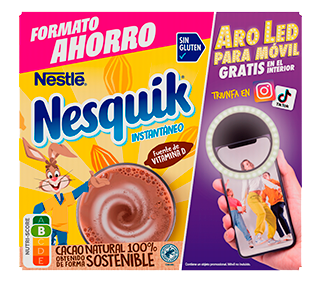 Batido de chocolate soluble Nesquik® Estuche