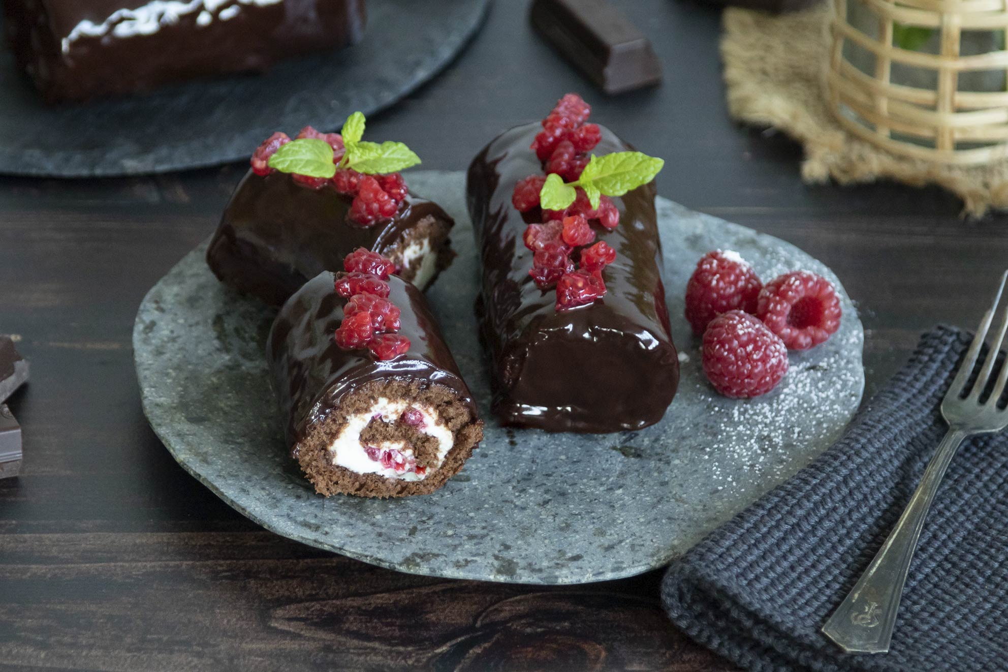 Receta Pionno de chocolate y frambuesas Nesquik® Receta Pionno de chocolate y frambuesas Nesquik®