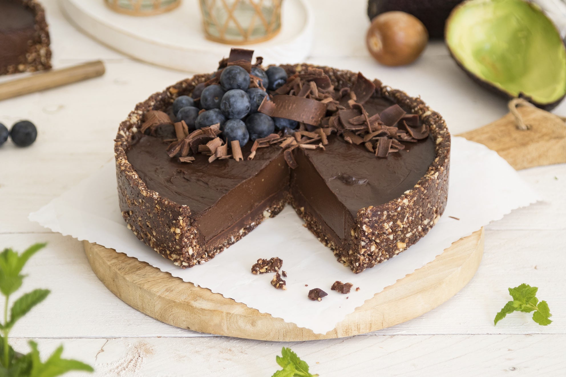 Receta Tarta de Chocolate y aguacate Nesquik® Receta Tarta de Chocolate y aguacate Nesquik®