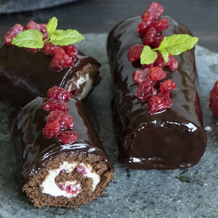 Receta Pionno de chocolate y frambuesas Nesquik® Mobile Receta Pionno de chocolate y frambuesas Nesquik® Mobile