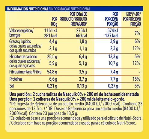 ColaCao 0% Azúcares añadidos con Fibra - 300g : .es: Alimentación y  bebidas