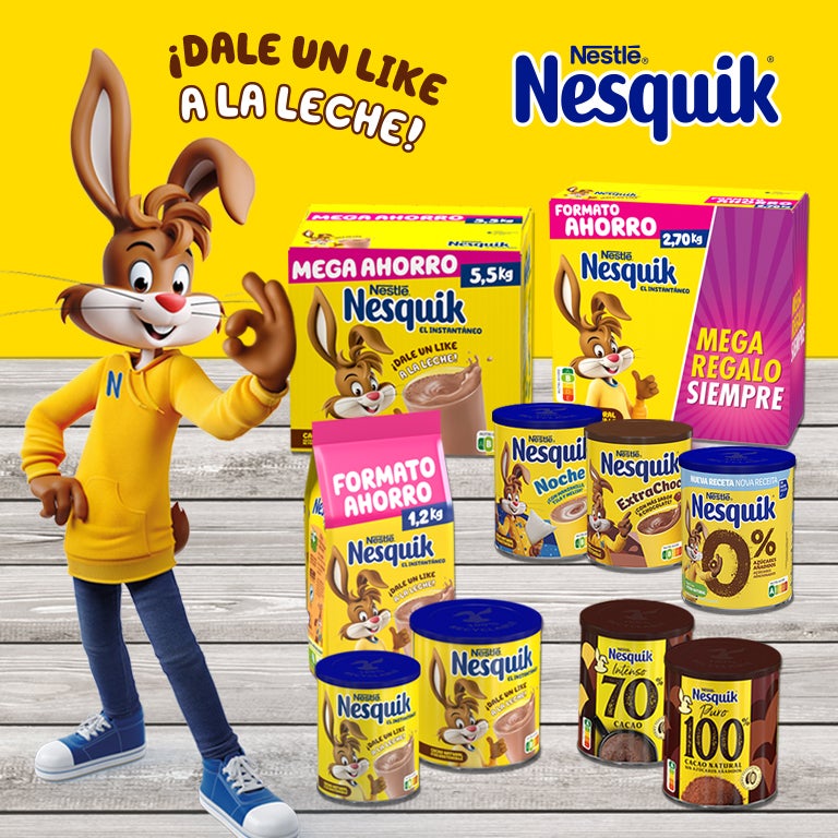 Bodegón productos Nesquik Bodegón productos Nesquik
