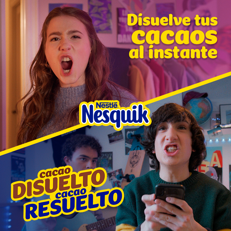Con Nesquik, Cacao Disuelto, Cacao Resuelto Con Nesquik, Cacao Disuelto, Cacao Resuelto