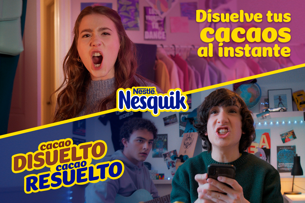 Con Nesquik, Cacao Disuelto, Cacao Resuelto Con Nesquik, Cacao Disuelto, Cacao Resuelto