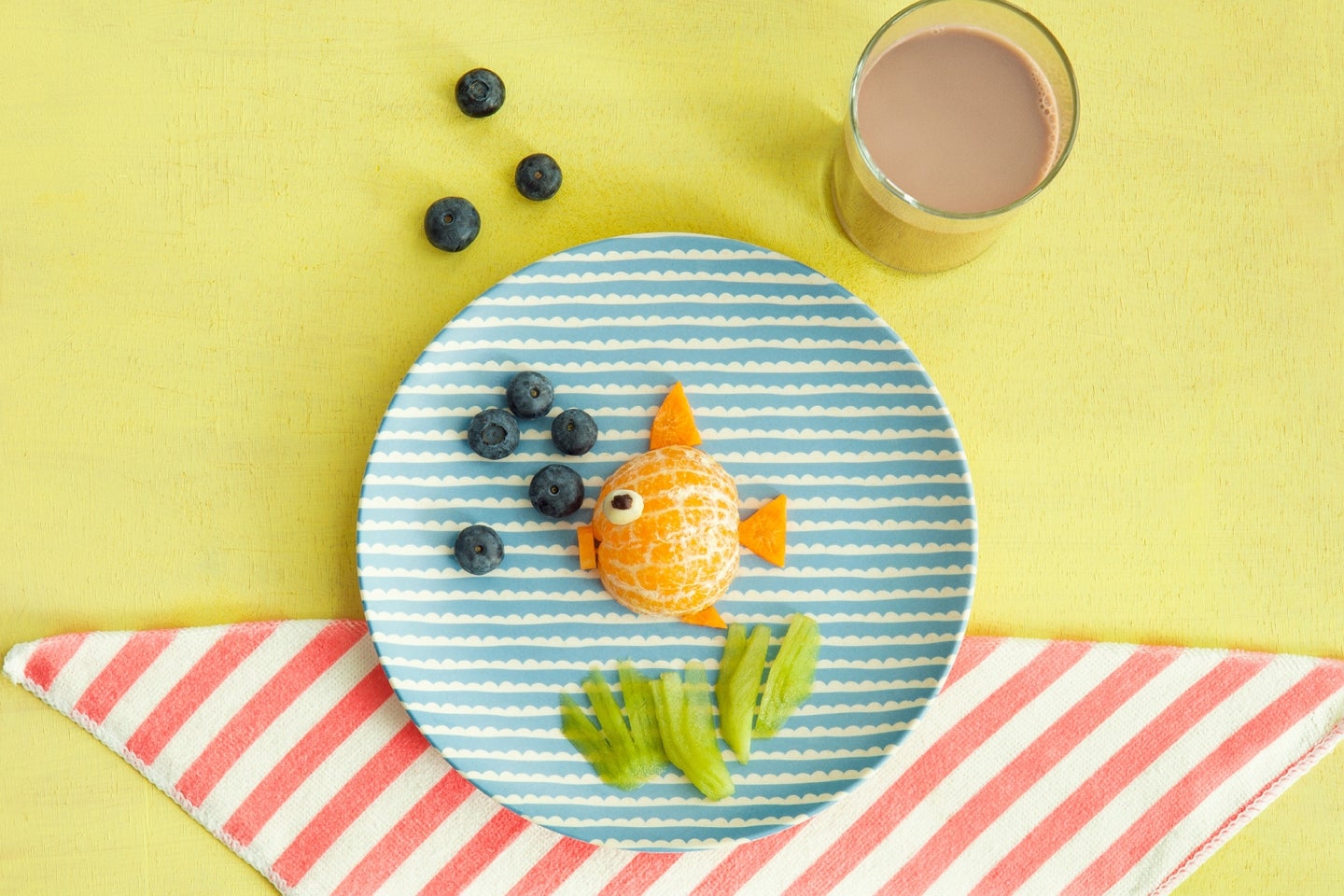 Recetas mandarina en forma de pez Nesquik® Desktop