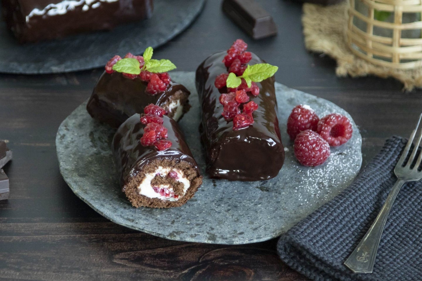 Receta Pionno de chocolate y frambuesas Nesquik® Receta Pionno de chocolate y frambuesas Nesquik®