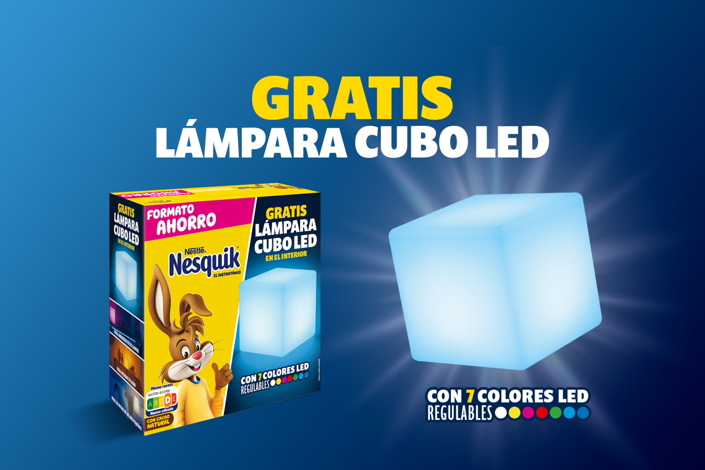 GRATIS LÁMPARA CUBO LED