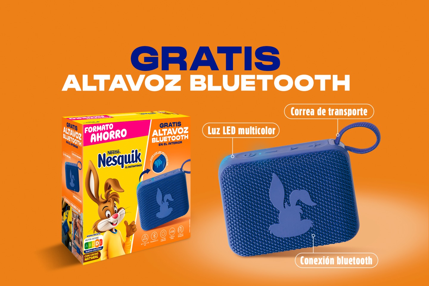 Gratis altavoz bluetooth