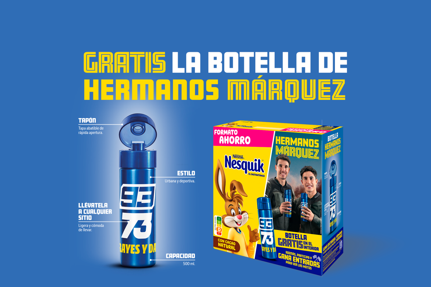 Gratis la botella de hermanos marquez
