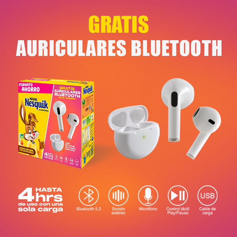 Auriculares Nesquik