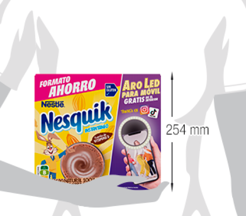 Batido de chocolate soluble Nesquik® Estuche FIGURA