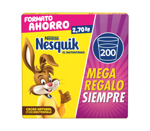 NQ_ESTUCHE_HERO_2,7kg.png NESQUIK® ORIGINAL ESTUCHE CACAO SOLUBLE INSTANTÁNEO HERO