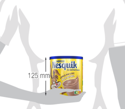 NESQUIK® ORIGINAL LATA CACAO SOLUBLE INSTANTÁNEO FIGURA