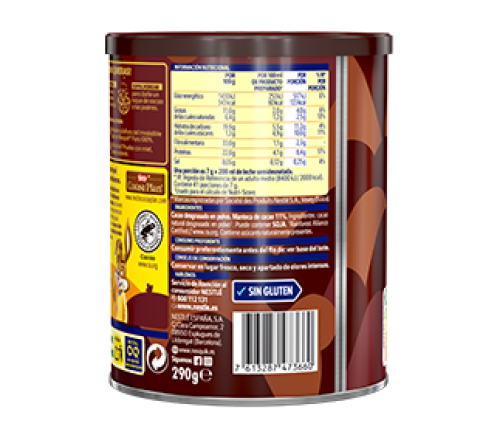 nesquick 100 DORSO.png Nesquik 100% cacao puro dorso